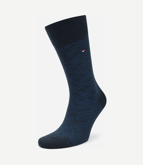 (2-pack) sokken aop blauw 004