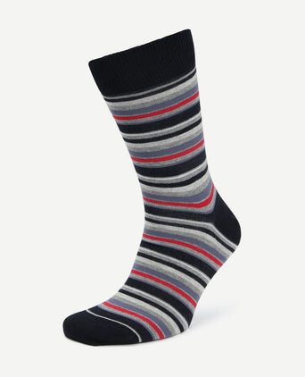 Sokken (3-pack) print donkerblauw multicolour