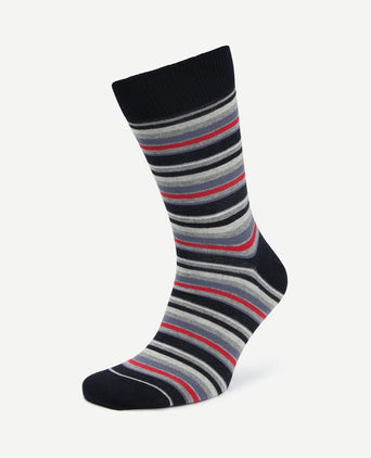 Sokken (3-pack) print donkerblauw multicolour