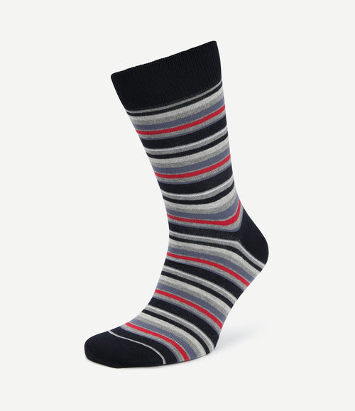 Sokken (3-pack) print donkerblauw multicolour