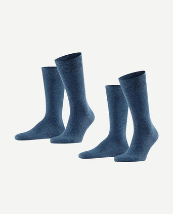 Swing sokken (2-pack) donkerblauw