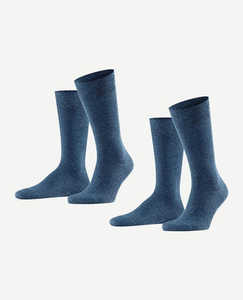 Swing sokken (2-pack) donkerblauw