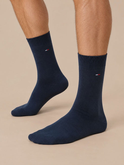 (2-pack) sokken birdseye blauw 004