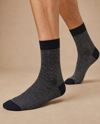 Sokken (3-pack) print donkerblauw multicolour