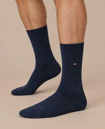 (2-pack) sokken birdseye donkerblauw bordeaux