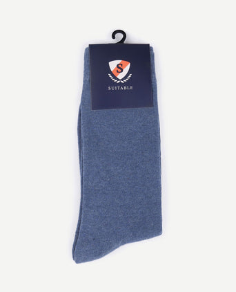 Sokken bio indigo blauw