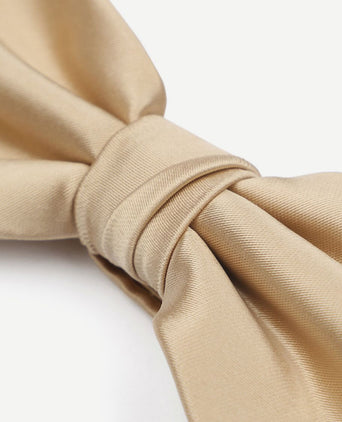 Suitable satin strik beige