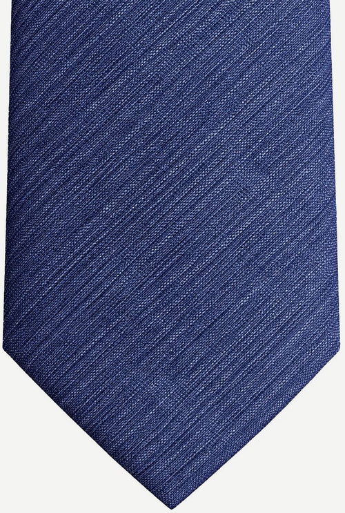 Zijde stropdas two toned donkerblauw