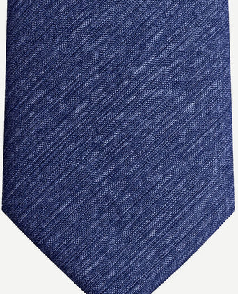 Zijde stropdas two toned donkerblauw