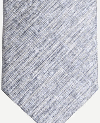 Zijde stropdas two toned blauw