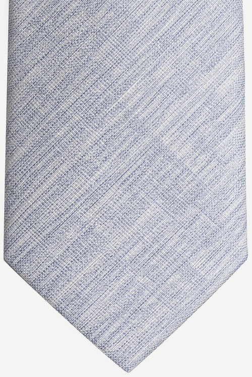 Zijde stropdas two toned blauw
