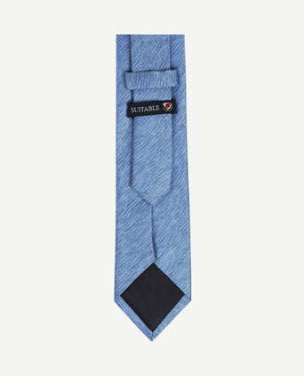 Stropdas zijde blauw k81-2