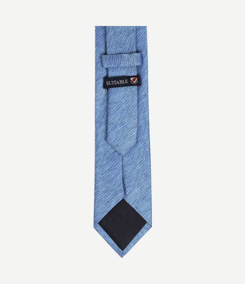 Stropdas zijde blauw k81-2