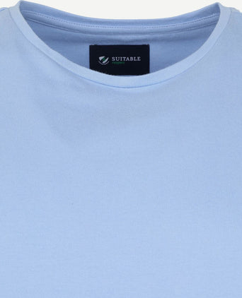 Respect t-shirt Jim lichtblauw