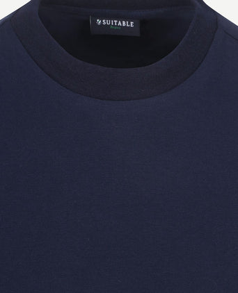 Respect t-shirt hi donkerblauw