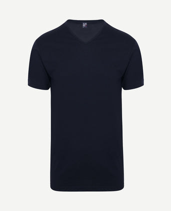 Vermont extra lange t-shirts donkerblauw (2-pack)