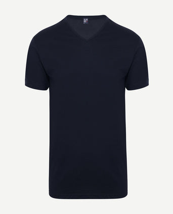 Vermont extra lange t-shirts donkerblauw (2-pack)
