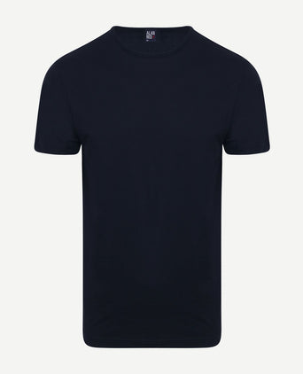 Derby o-hals t-shirt donkerblauw (2-pack)