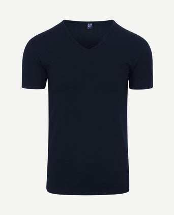 Oklahoma t-shirt stretch donkerblauw (2-pack)