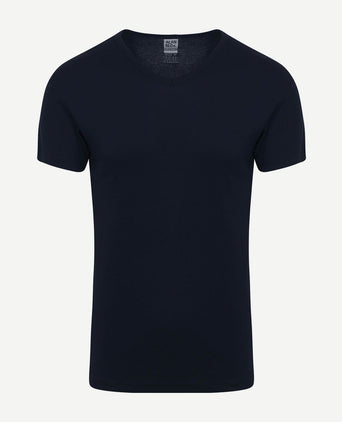 Vancouver t-shirt v-hals donkerblauw (2-pack)