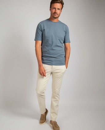 Respect t-shirt Jim blauw