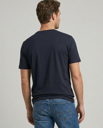 Essential t-shirt logo donkerblauw