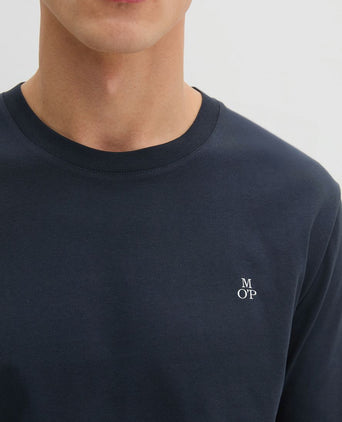 Long sleeve t-shirt donkerblauw