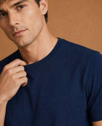 The shawn t-shirt donkerblauw