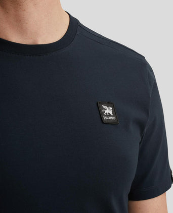 T-shirt logo donkerblauw