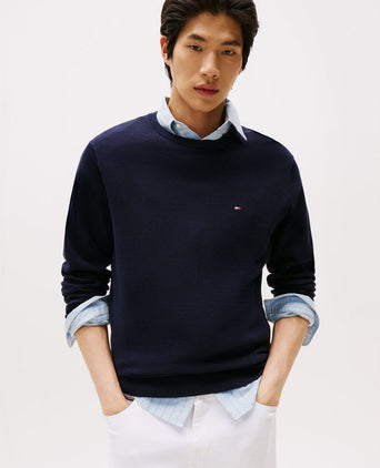 Tommy Hilfiger pullover essential donkerblauw | Regular-fit