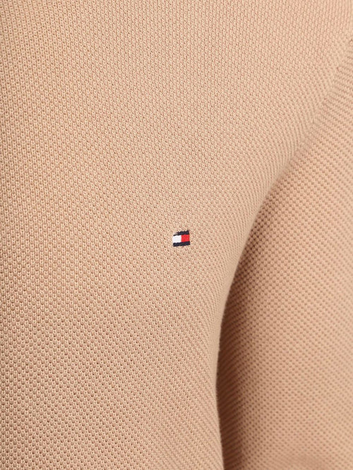Tommy Hilfiger structure trui beige | Regular-fit