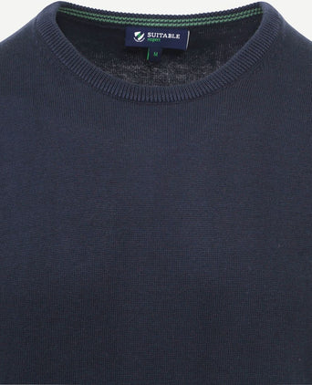 Respect oinix pullover o-hals donkerblauw