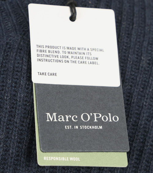 Pullover wol blend donkerblauw