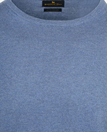 Trui cotton cashmere indigo blauw