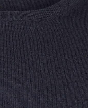 Trui merino blend donkerblauw