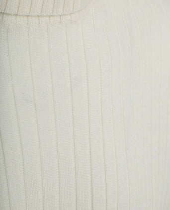 Suitable coltrui rib merino off white | Slim-fit