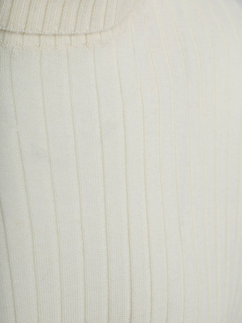 Suitable coltrui rib merino off white | Slim-fit
