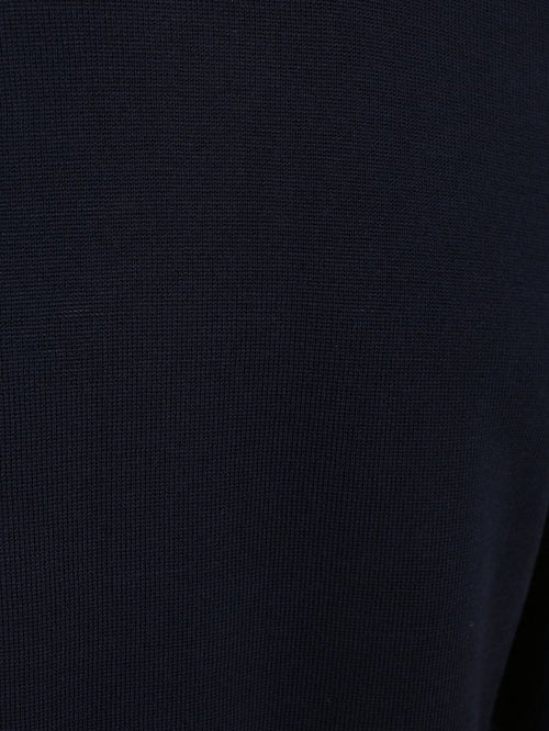 Turtleneck trui merinowol donkerblauw