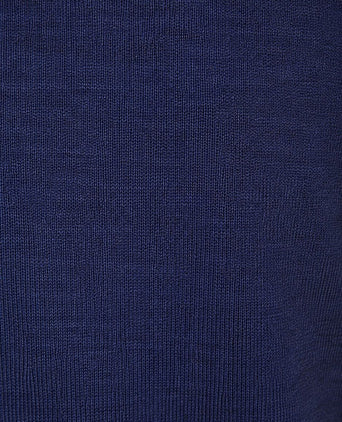 Turtleneck trui merinowol royal blue