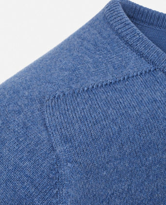 Lamswol jeans blauw