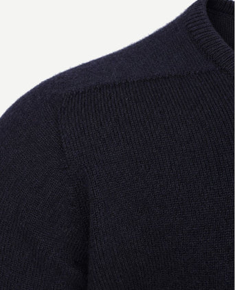 Lamswol donkerblauw
