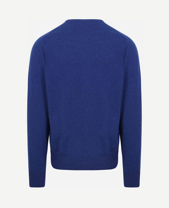 Pullover lamswol v persian royal blue