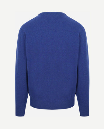 O lamswol blauw
