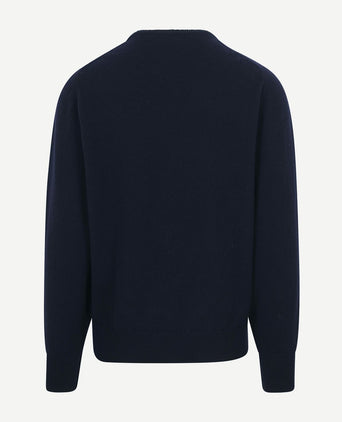 Lamswol donkerblauw