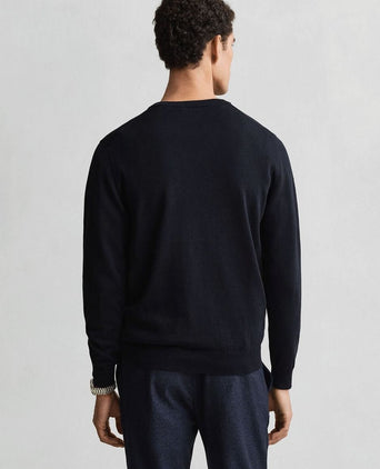 Pullover v-hals donkerblauw