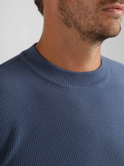 Respect mamase pullover mid blauw