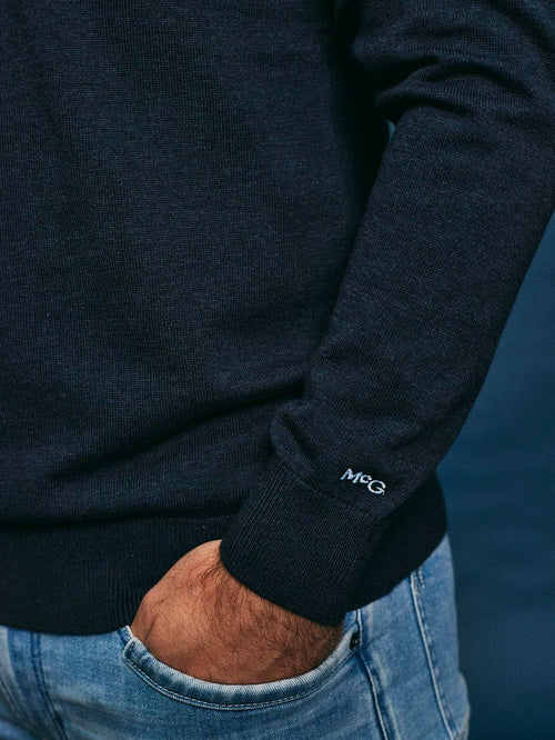Trui donkerblauw