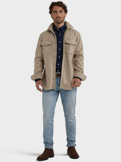 McGregor overshirt beige | Regular-fit