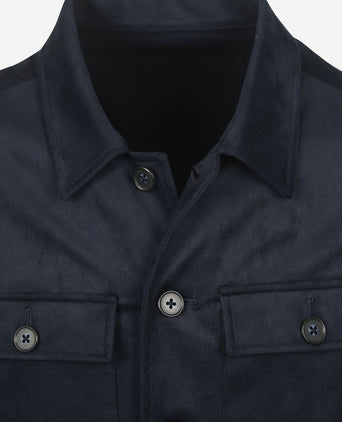 Pasetta overshirt donkerblauw