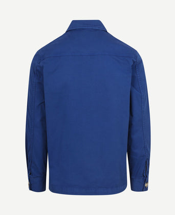 The Benjamin overshirt royal blauw